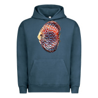 Pigment Midnight Navy Discus Fish Urban Hoodie - LillyAllenDesigns