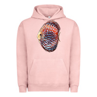 Pigment Salmon Discus Fish Urban Hoodie - LillyAllenDesigns