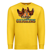 Lemon crazychickens Premium Sweatshirt - CowhideDigitalArt