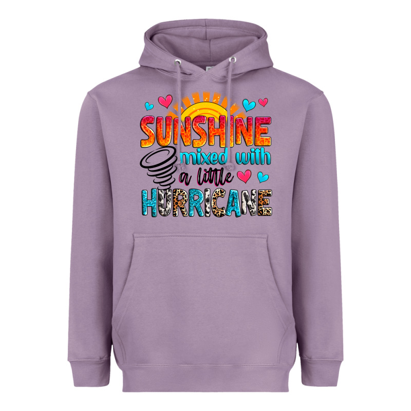 Sunshine Mixed With A Little Hurricane Heavyweight Hoodie by Zillion Design Studio | Teevron