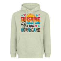 Matcha sunshine mixed with a little hurricane Heavyweight Hoodie - Zillion Design Studio
