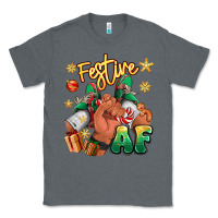 Charcoal Heather festive af christmas black man sneakers Classic Tee - RanaPortraitStore