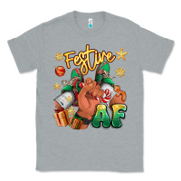 Heather Grey festive af christmas black man sneakers Classic Tee - RanaPortraitStore