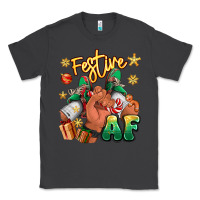 Smoke festive af christmas black man sneakers Classic Tee - RanaPortraitStore