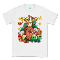 White festive af christmas black man sneakers Classic Tee - RanaPortraitStore