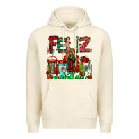 Sandshell feliz navidad lady of Guadalupe christmas coffee Premium Hoodie - Jasminsmagicworld