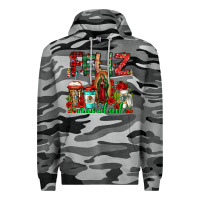 Slate Camo feliz navidad lady of Guadalupe christmas coffee Premium Hoodie - Jasminsmagicworld