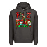 Smoke feliz navidad lady of Guadalupe christmas coffee Premium Hoodie - Jasminsmagicworld