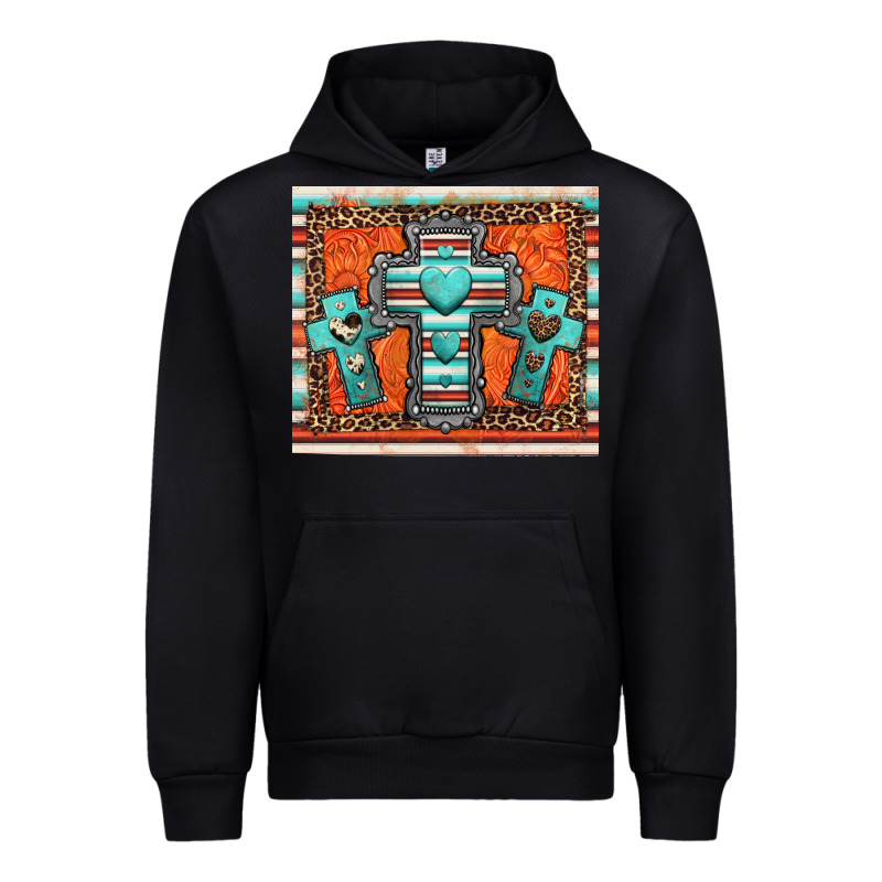 Turquoise Gemstone Crosses Urban Hoodie by Jasminsmagicworld | Teevron