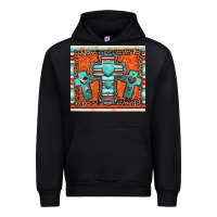 Black turquoise gemstone crosses Urban Hoodie - Jasminsmagicworld