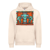 Sandshell turquoise gemstone crosses Urban Hoodie - Jasminsmagicworld