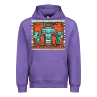 Tulip turquoise gemstone crosses Urban Hoodie - Jasminsmagicworld