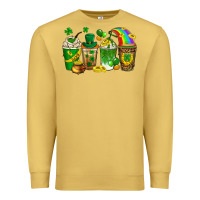 Antique Gold st. patricks day coffee drinks Premium Sweatshirt - Neo Western