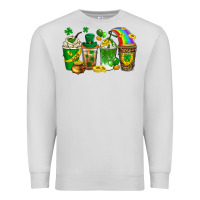 Dove Grey st. patricks day coffee drinks Premium Sweatshirt - Neo Western