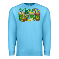 Ocean Blue st. patricks day coffee drinks Premium Sweatshirt - Neo Western