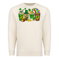 St. Patricks Day Coffee Drinks Premium Sweatshirt | Teevron