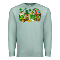 Seafoam st. patricks day coffee drinks Premium Sweatshirt - Neo Western