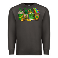 Smoke st. patricks day coffee drinks Premium Sweatshirt - Neo Western