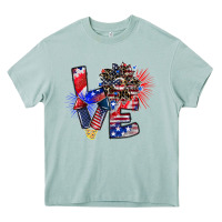 Arona patriotic Love Heavy Core Tee - CowhideDigitalArt