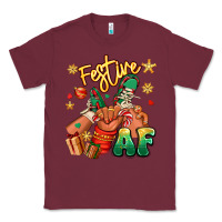 Burgundy festive af christmas black kid sneakers Classic Tee - RanaPortraitStore