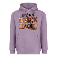 Lavender proud black teacher Heavyweight Hoodie - Zillion Design Studio