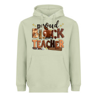 Matcha proud black teacher Heavyweight Hoodie - Zillion Design Studio