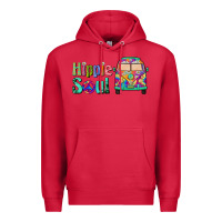 Cardinal hippie soul caravan Premium Hoodie - BarkalooDesign