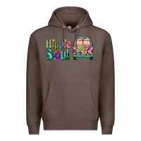 Coffee hippie soul caravan Premium Hoodie - BarkalooDesign
