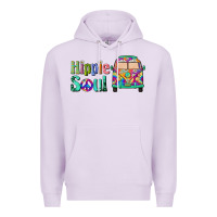 Lilac hippie soul caravan Premium Hoodie - BarkalooDesign