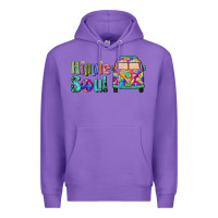 Purple hippie soul caravan Premium Hoodie - BarkalooDesign