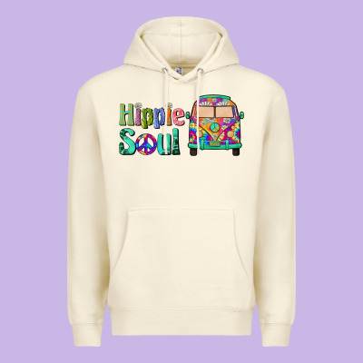 Hippie Soul Caravan Premium Hoodie Designed By Barkaloodesign