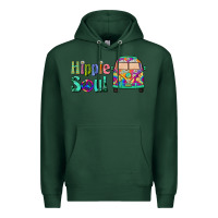 Sports Green hippie soul caravan Premium Hoodie - BarkalooDesign