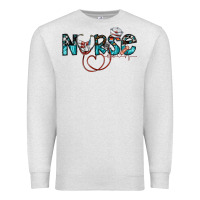 Oatmeal Heather nurse Premium Sweatshirt - SublimationCraftShop