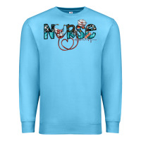 Ocean Blue nurse Premium Sweatshirt - SublimationCraftShop