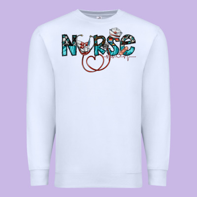 Nurse Premium Sweatshirt Designed By Sublimationcraftshop
