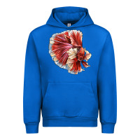 Cobalt Betta Fish Urban Hoodie - LillyAllenDesigns