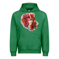 Emerald Betta Fish Urban Hoodie - LillyAllenDesigns