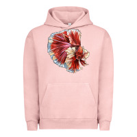 Pigment Salmon Betta Fish Urban Hoodie - LillyAllenDesigns