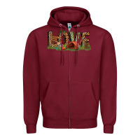 Burgundy love camping Zipper Hoodie - texasbilliewilder