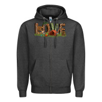 Charcoal Heather love camping Zipper Hoodie - texasbilliewilder