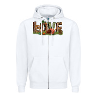 White love camping Zipper Hoodie - texasbilliewilder