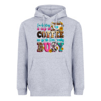 Heather Grey i'm holding a cup of coffee so yeah i'm pretty bus Heavyweight Hoodie - Zillion Design Studio