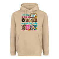 Mushroom i'm holding a cup of coffee so yeah i'm pretty bus Heavyweight Hoodie - Zillion Design Studio