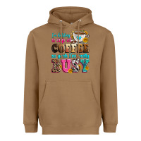 Toasted Coconut i'm holding a cup of coffee so yeah i'm pretty bus Heavyweight Hoodie - Zillion Design Studio