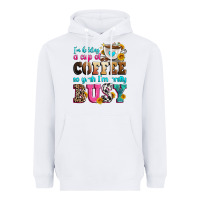 White i'm holding a cup of coffee so yeah i'm pretty bus Heavyweight Hoodie - Zillion Design Studio