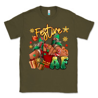 Army Green festive af christmas black girl children sneakers Classic Tee - RanaPortraitStore