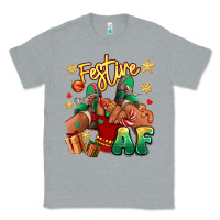 Heather Grey festive af christmas black girl children sneakers Classic Tee - RanaPortraitStore