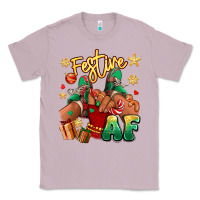 Lilac festive af christmas black girl children sneakers Classic Tee - RanaPortraitStore