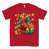 Red festive af christmas black girl children sneakers Classic Tee - RanaPortraitStore