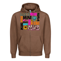 Chestnut mini gemstone sunflower Zipper Hoodie - texasbilliewilder
